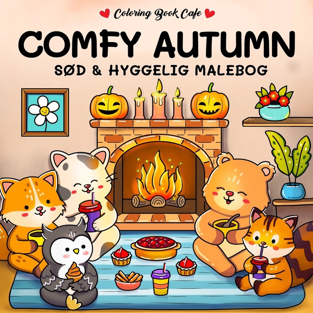 Malebog: Comfy Autumn - Cozy Coloring