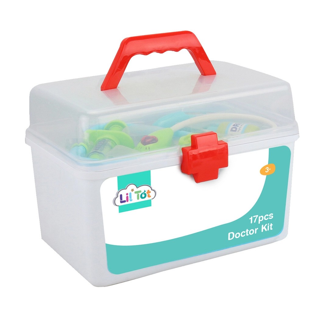 Lægekuffert med tilbehør