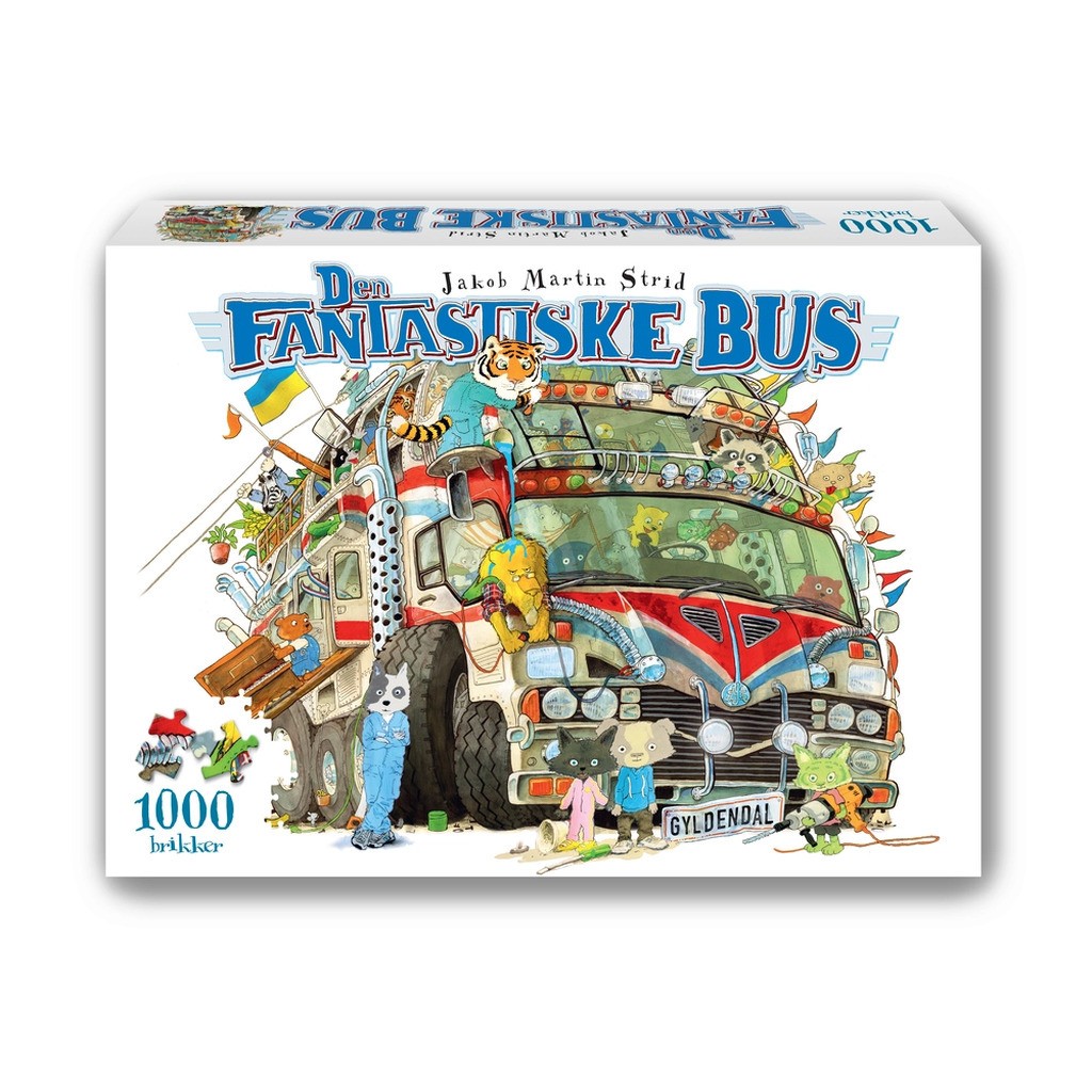 Puslespil Den fantastiske bus 1000 brikker