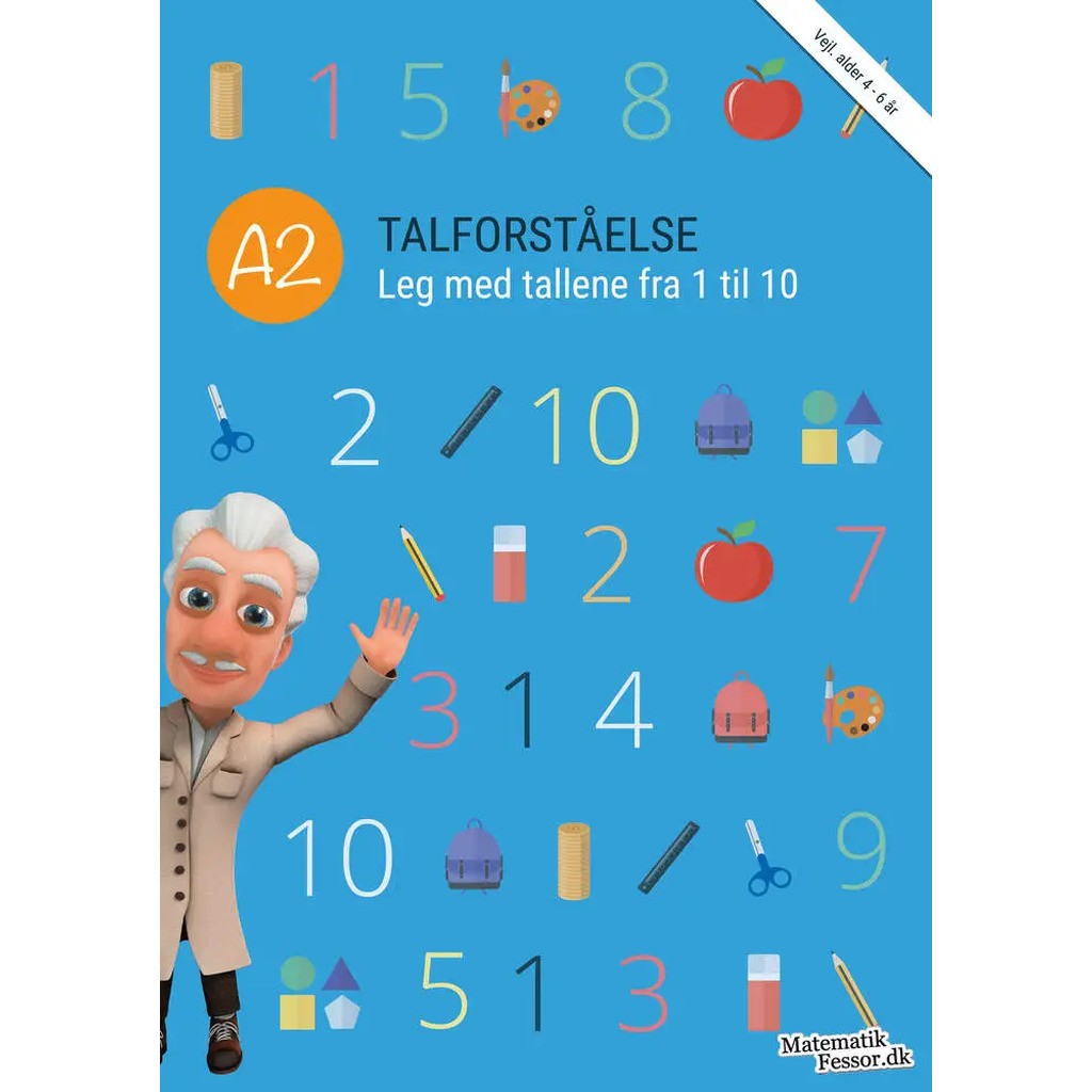 A2 - Talforståelse, Leg med tallene fra 1 til 10 (kolli 6)
