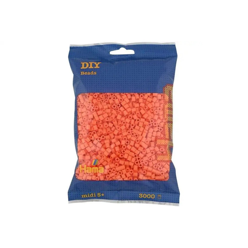 Hama midi perler 3000stk abrikos