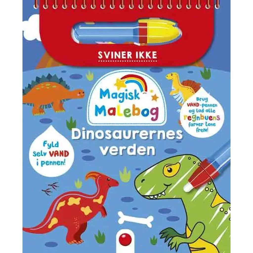Magisk malebog: Dinosaurernes verden