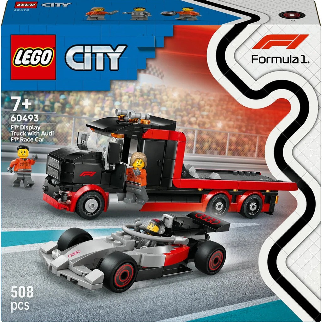 60493 LEGO City F1®-udstillingstruck med Audi F1®-racerbil