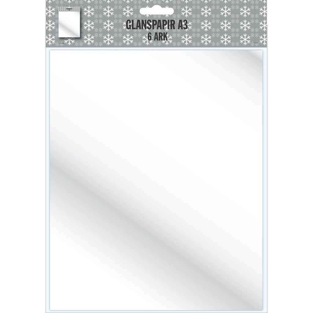 Glanspapir A3 6 ark