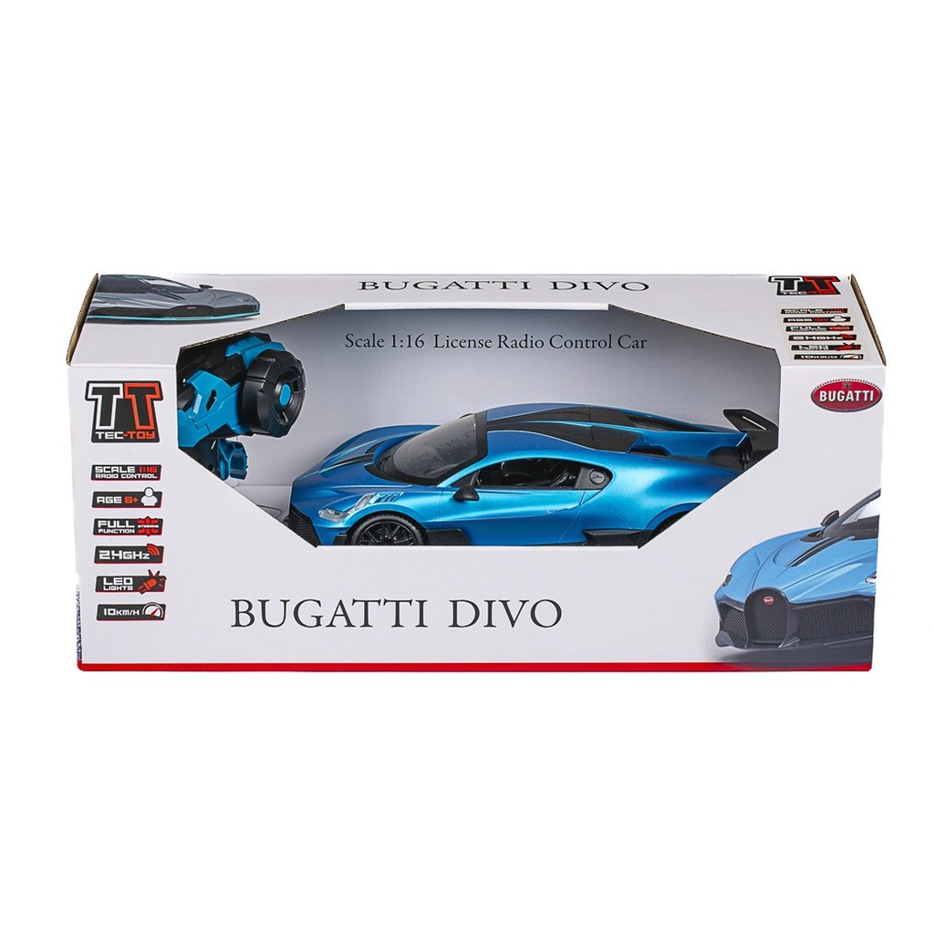 RC Bugatti Divo blå