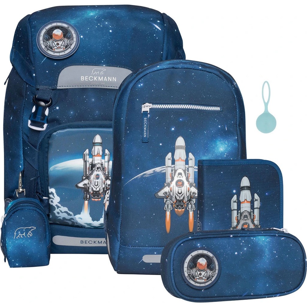Skoletaske sæt Beckmann classic space mission 22 liter
