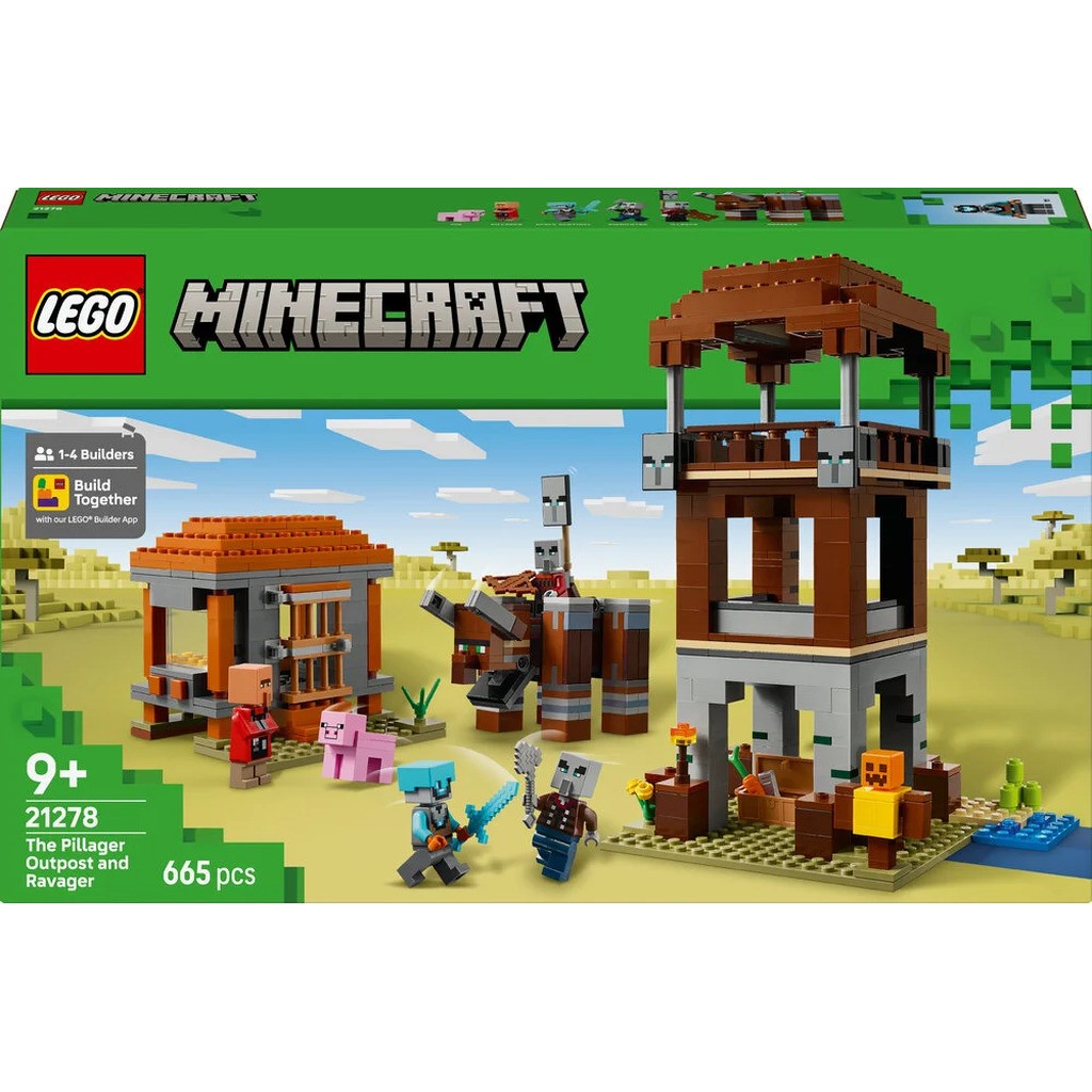 21278 LEGO Minecraft Røverforposten og ravager