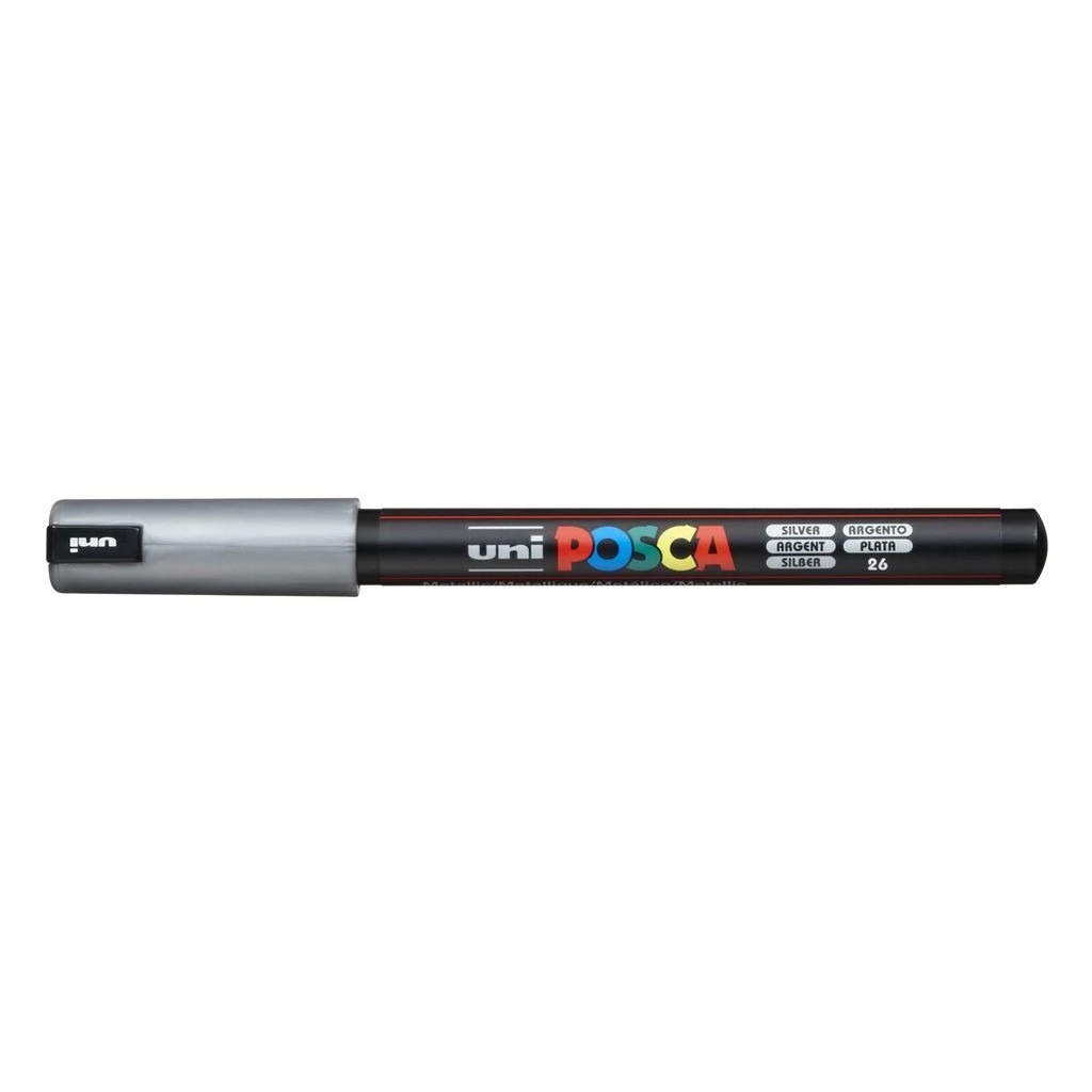 Paintmarker Uni POSCA pc-1mr sølv