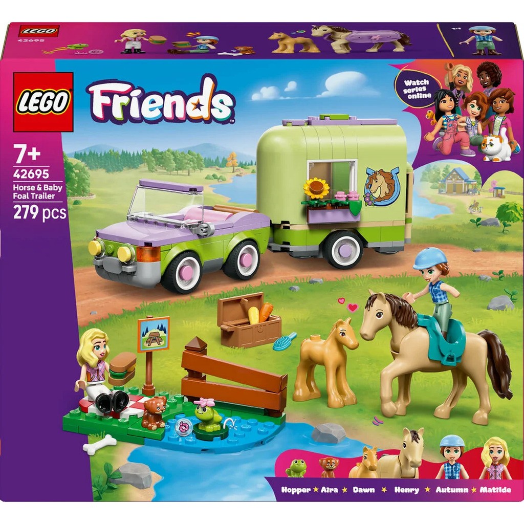 42695 LEGO Friends Heste- og føltrailer
