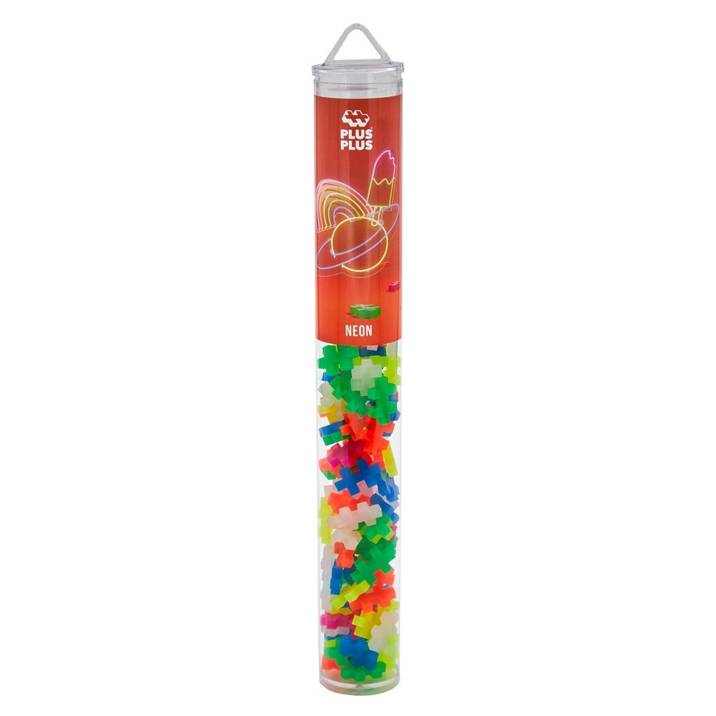 Plus-Plus Neon Mix / 100 pcs Tube