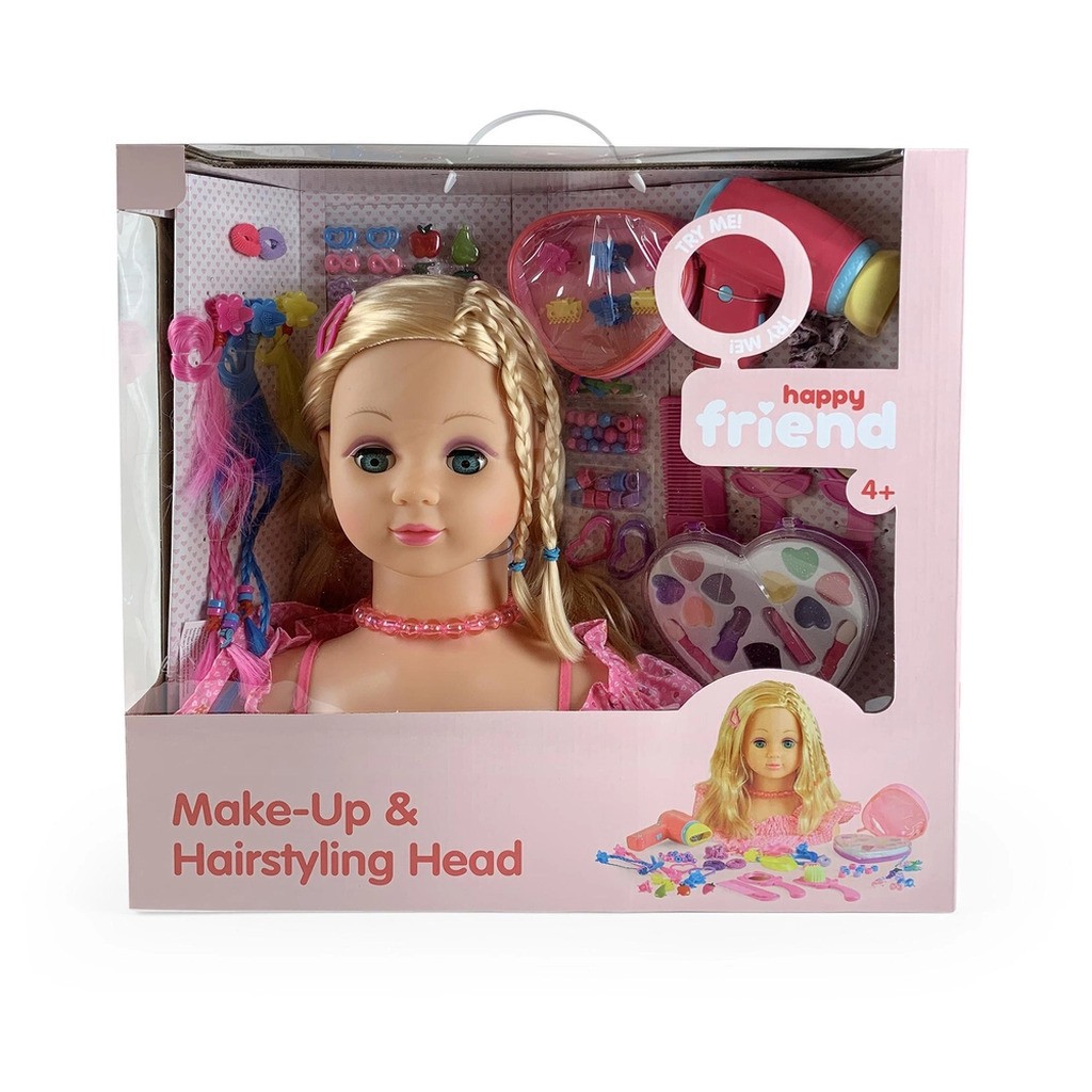 Sminkehoved Blondt hår