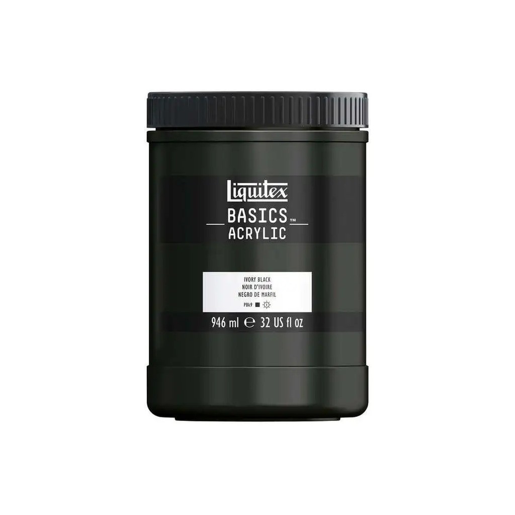 Basics 946Ml Ivory Black 244