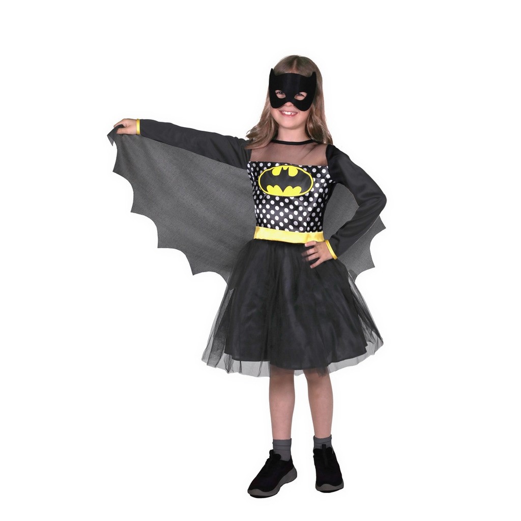 Batgirl dragt str. 5-7 år