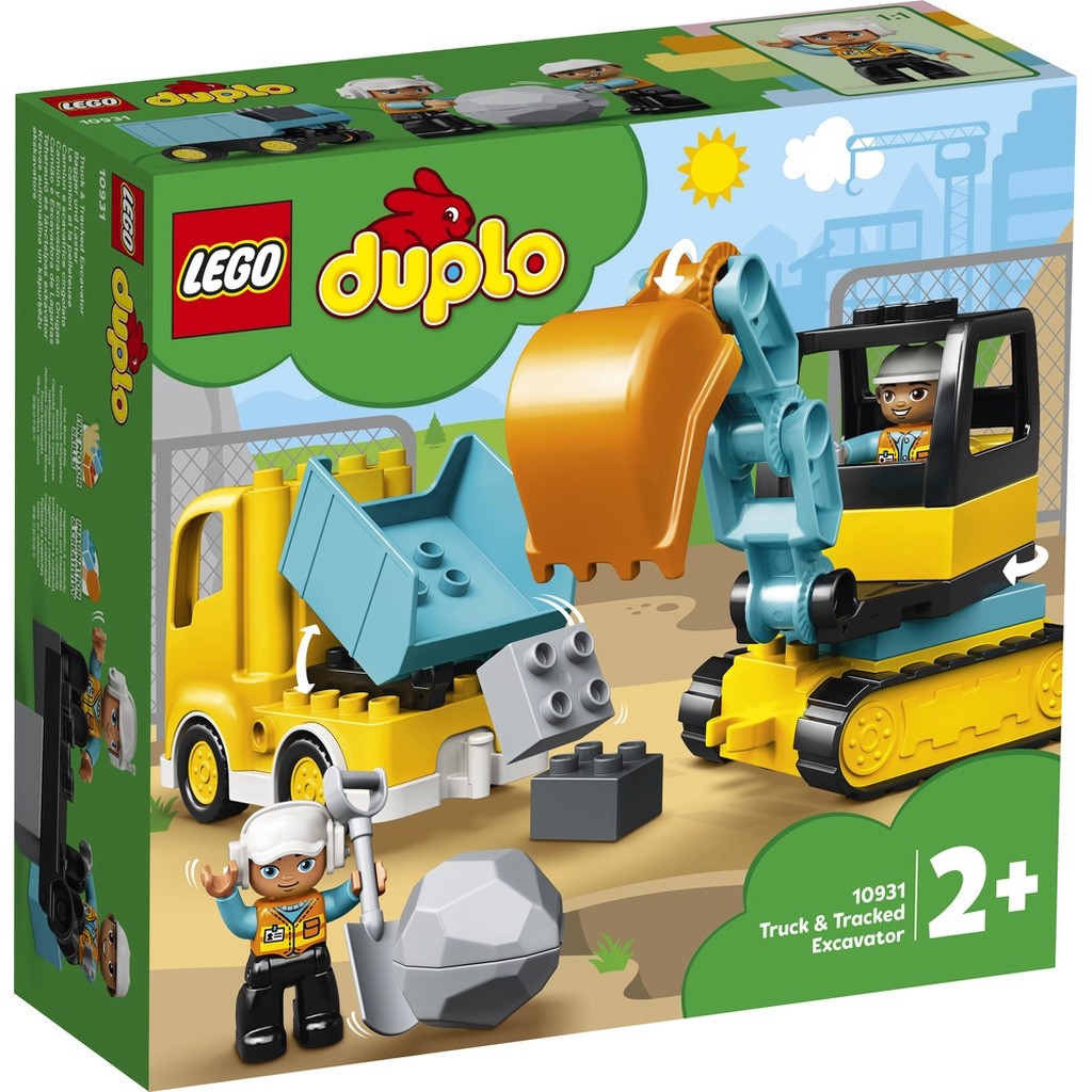 10931 LEGO DUPLO Town Lastbil og gravemaskine på larvefødder