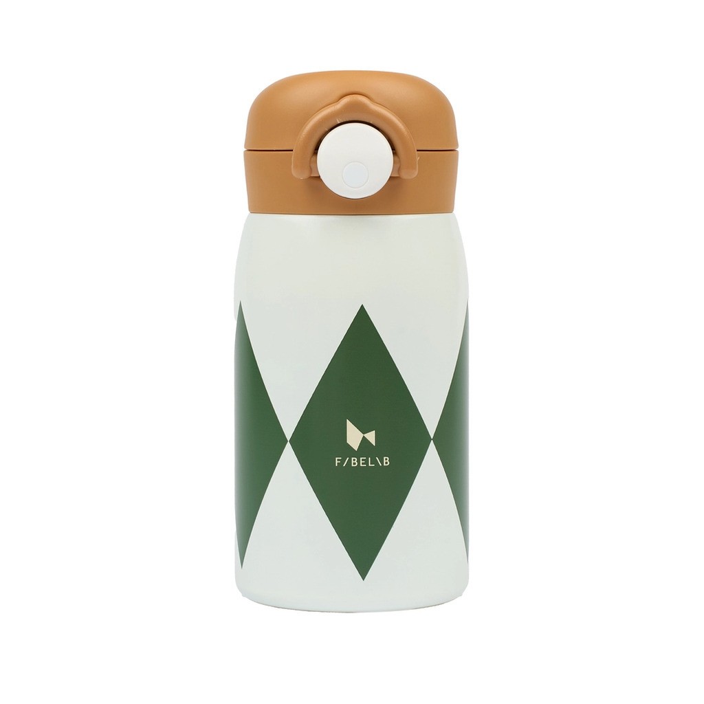 Water Bottle - Harlekin - Deep lichen green