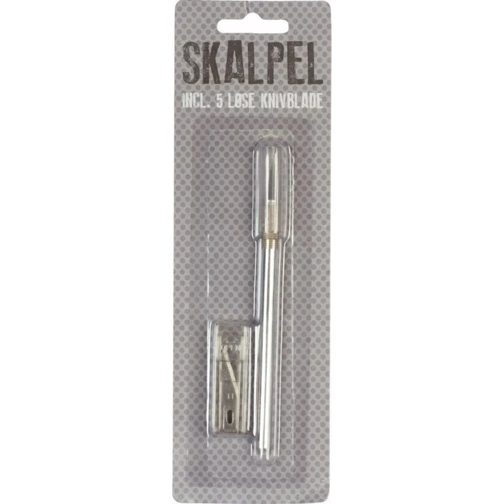 Skalpel incl. 5 løse knivblade