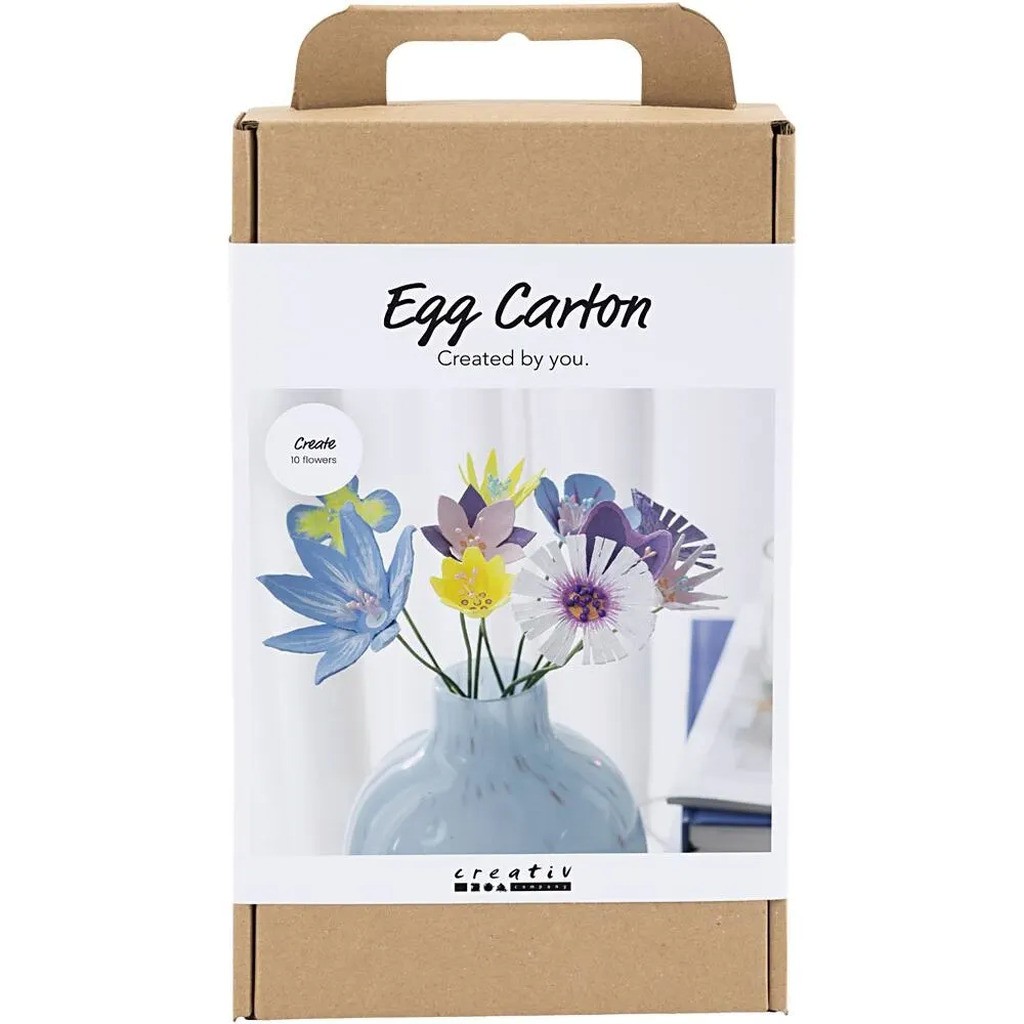 DIY Kit Æggebakke blomster