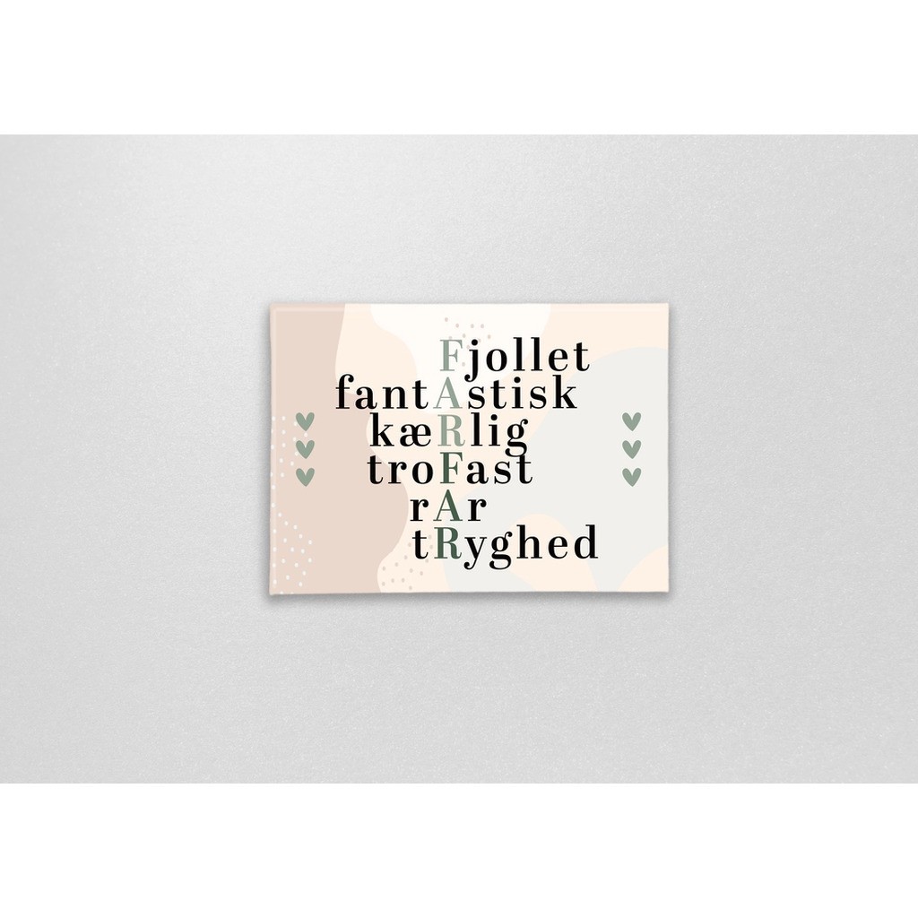 Magnet med citat farfar, du er fantastisk