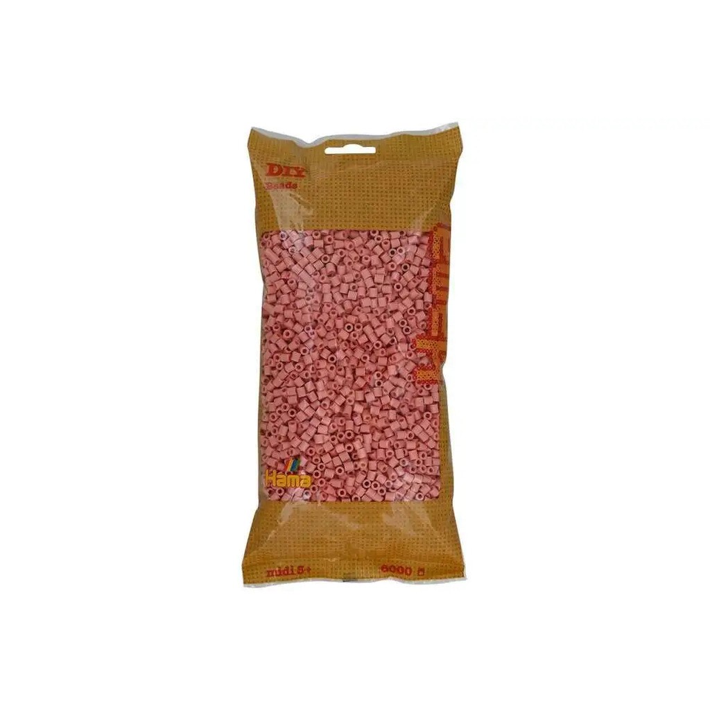 Hama midi perler 6000stk mat rosa