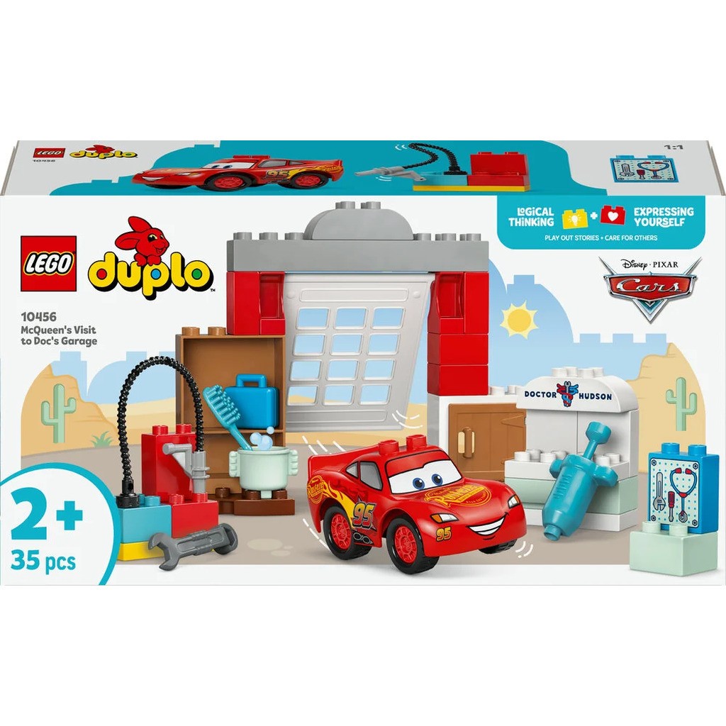 10456 LEGO DUPLO Disney Lynet McQueens besøg i Docs værksted