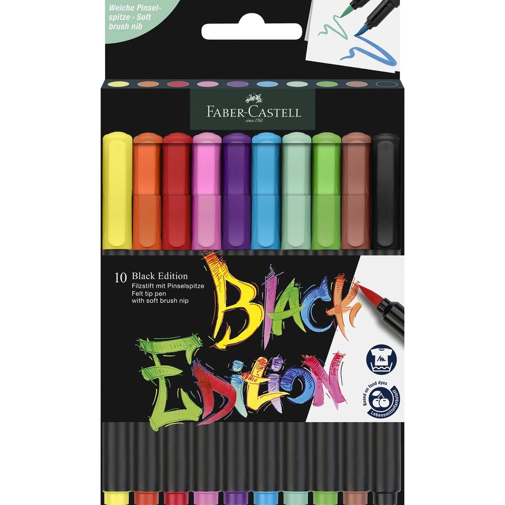 Markers black edition Faber-Castell