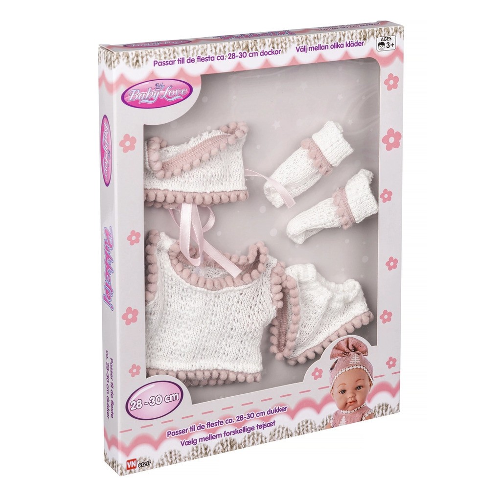 Dukketøj 28-30 cm ass