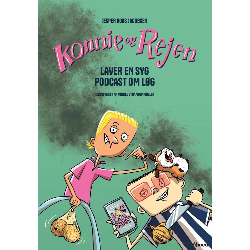 Konnie og Rejen laver en syg podcast om løg, Rød Læseklub