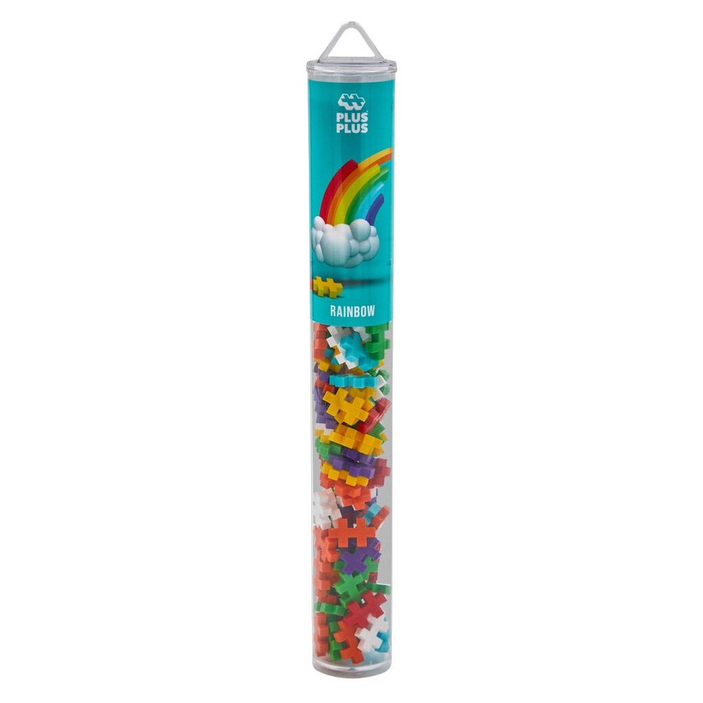 Plus-Plus Rainbow mix / 100 pcs Tube
