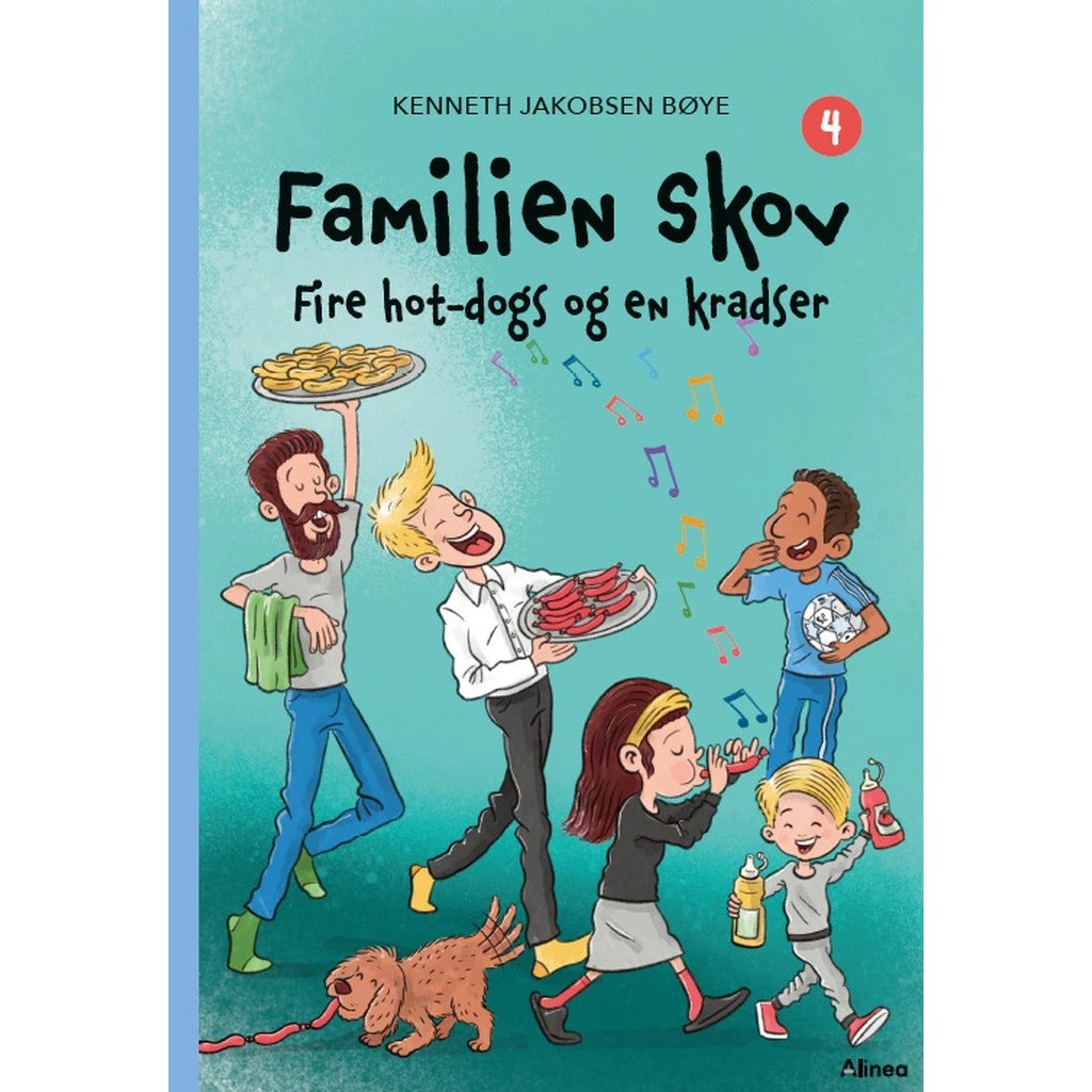 Familien Skov 4 - Fire hot-dogs og en kradser, Blå Læseklub