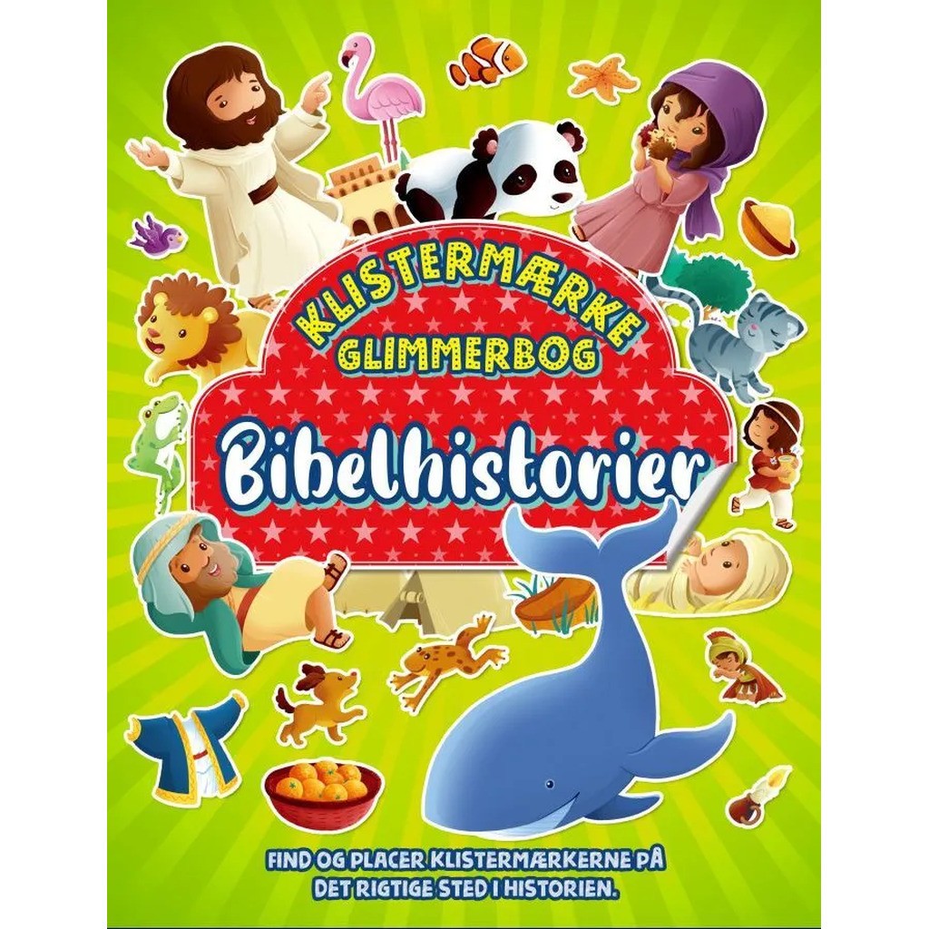 KLISTERMÆRKE GLIMMERBOG - BIBELHISTORIER