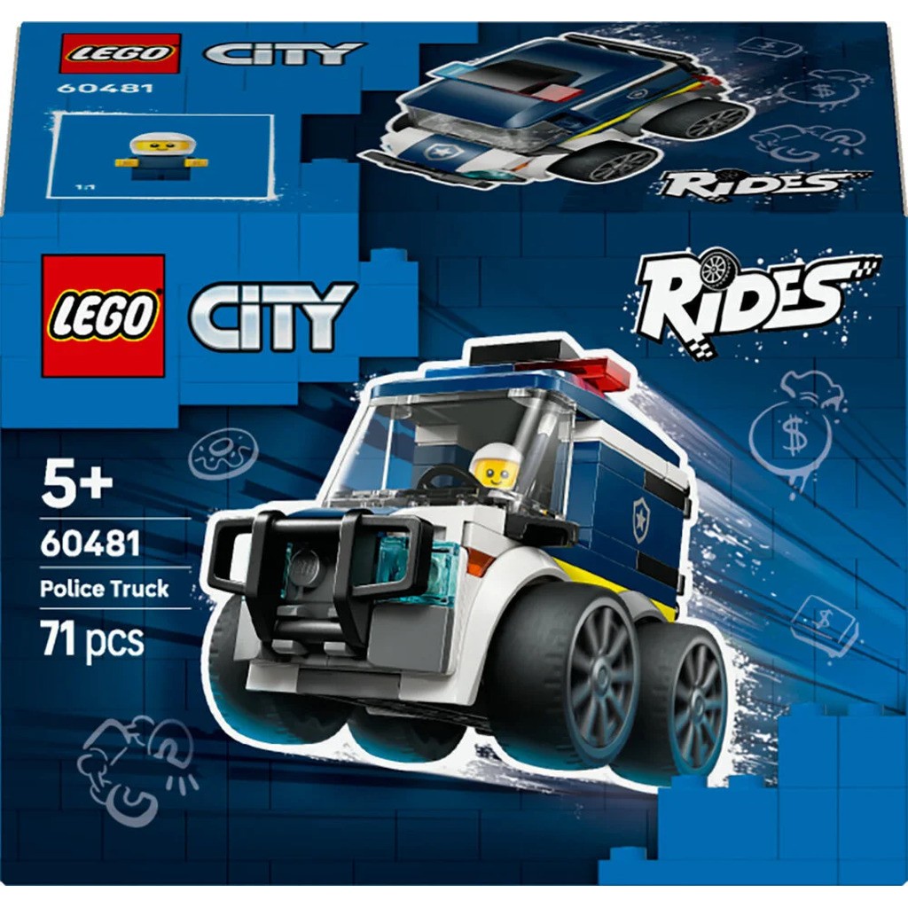 60481 LEGO City Motorer  Politivogn