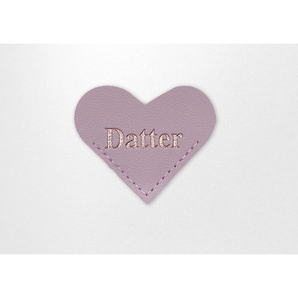Bogmærke datter hjerte PU, du er fantastisk