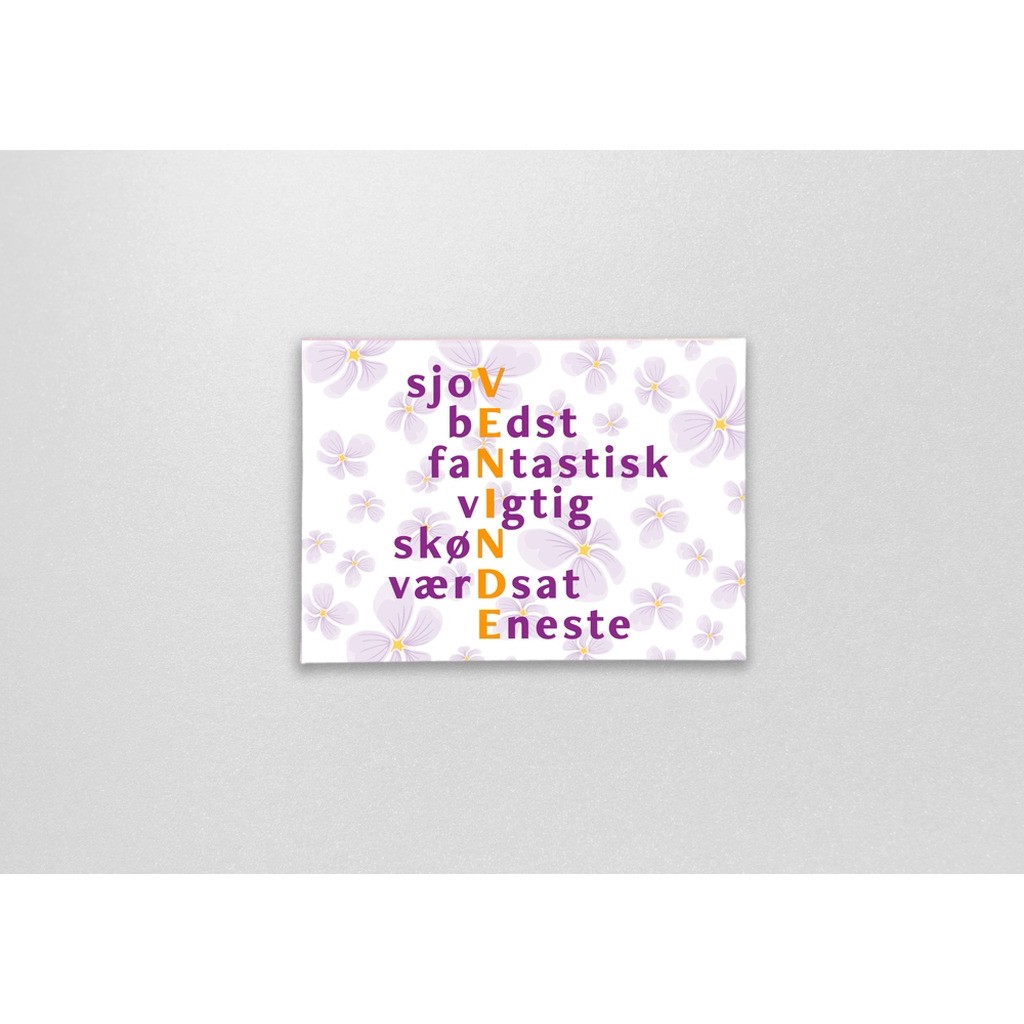 Magnet med citat veninde, du er fantastisk