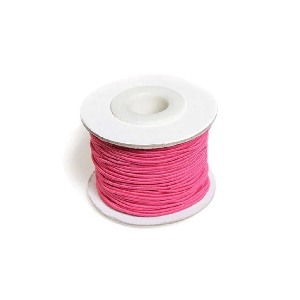 Elastiksnor 1,2mmx25m pink