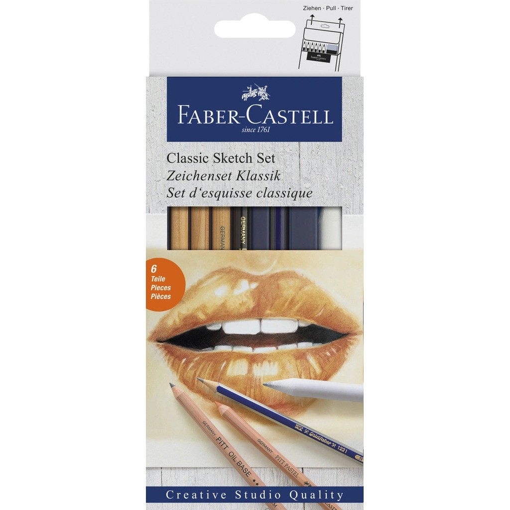Sketch set gold Faber classic