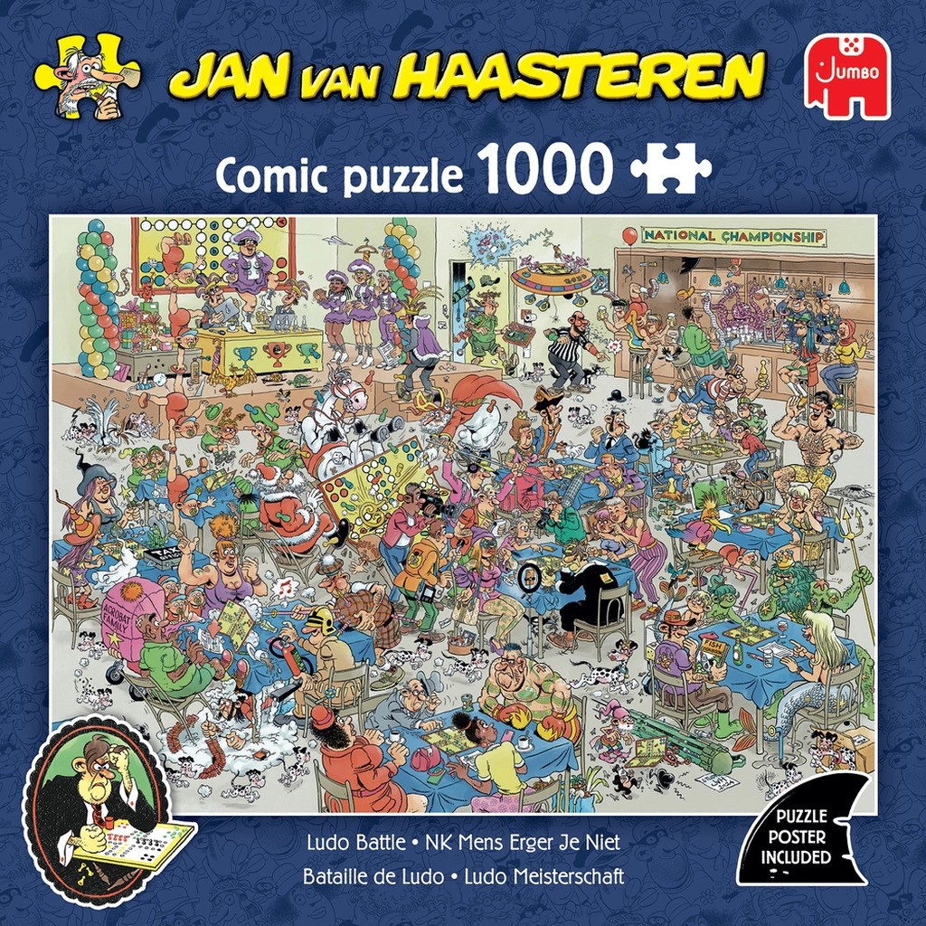 Puslespil JvH Ludo Battle 1000 brikker