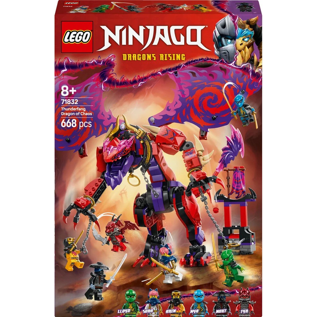 71832 LEGO Ninjago Kaosdragen Thunderfang
