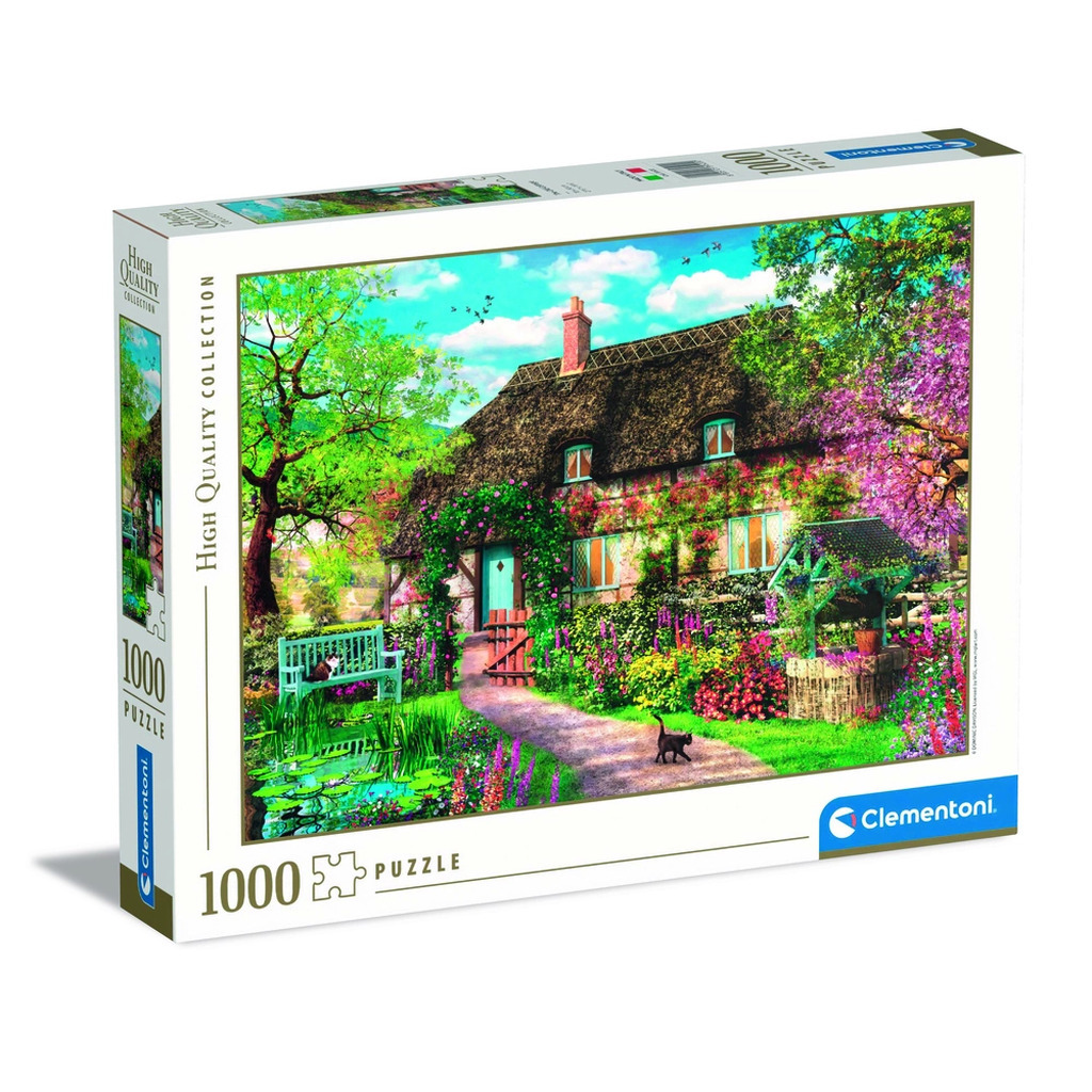 PUSLESPIL CLEMENTONI THE OLD COTTAGE 1000 BRIKKER