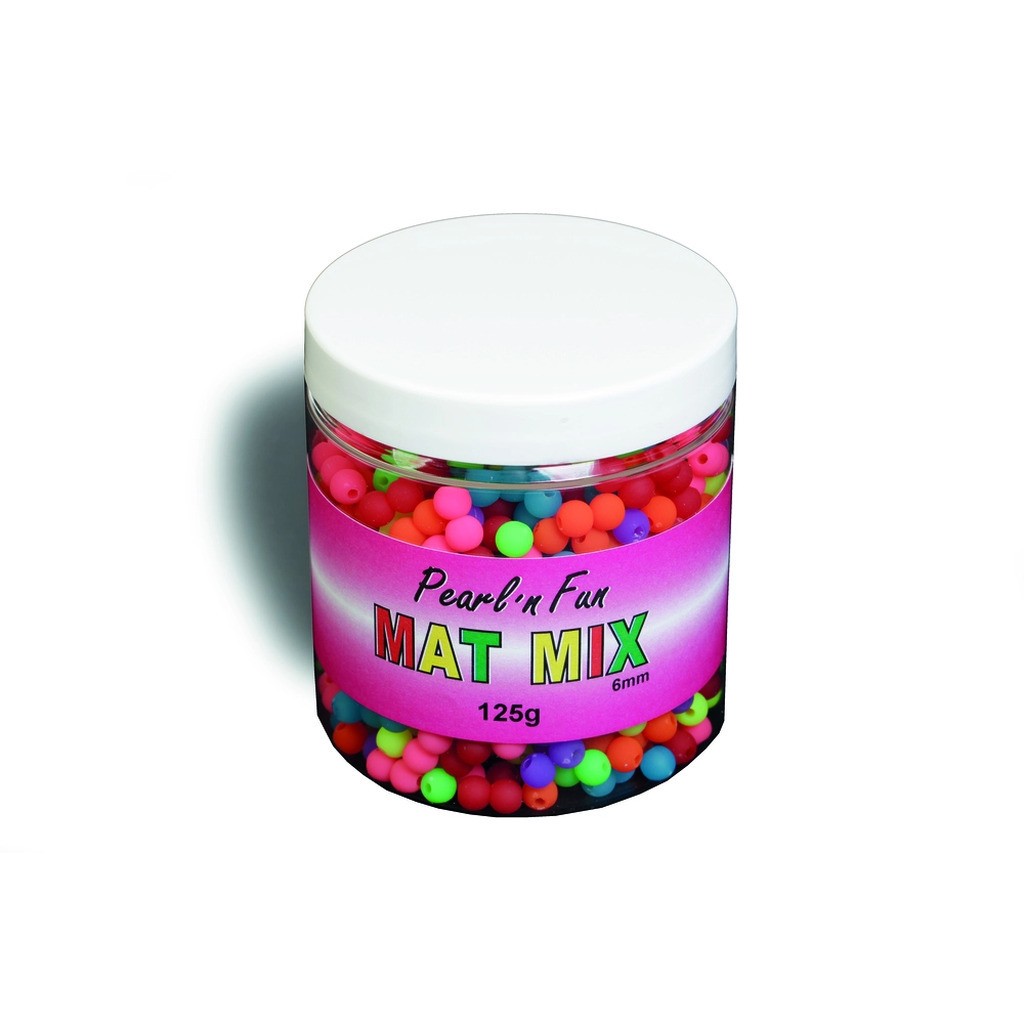 Pearl`n fun mat 6mm farver 125g bøtte ass