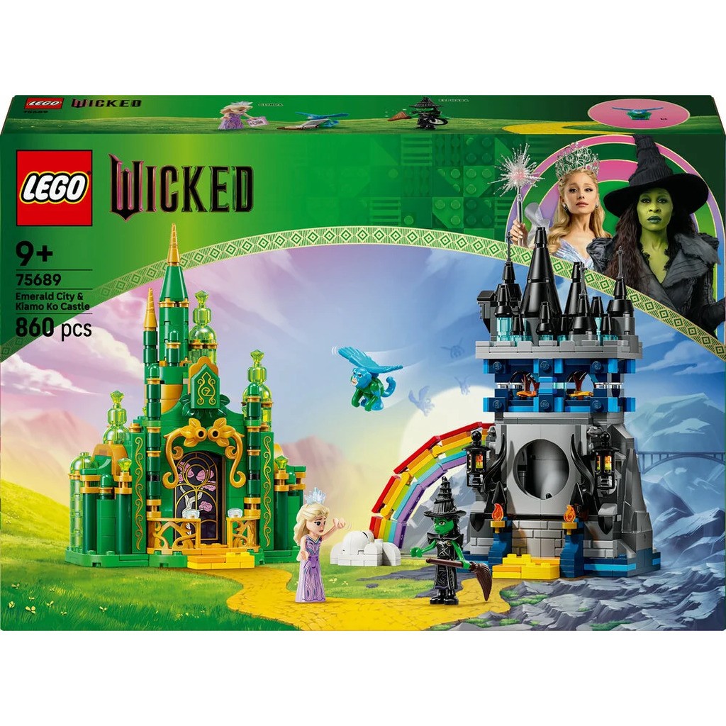 75689 LEGO Wicked Emerald City og Kiamo Ko-slottet