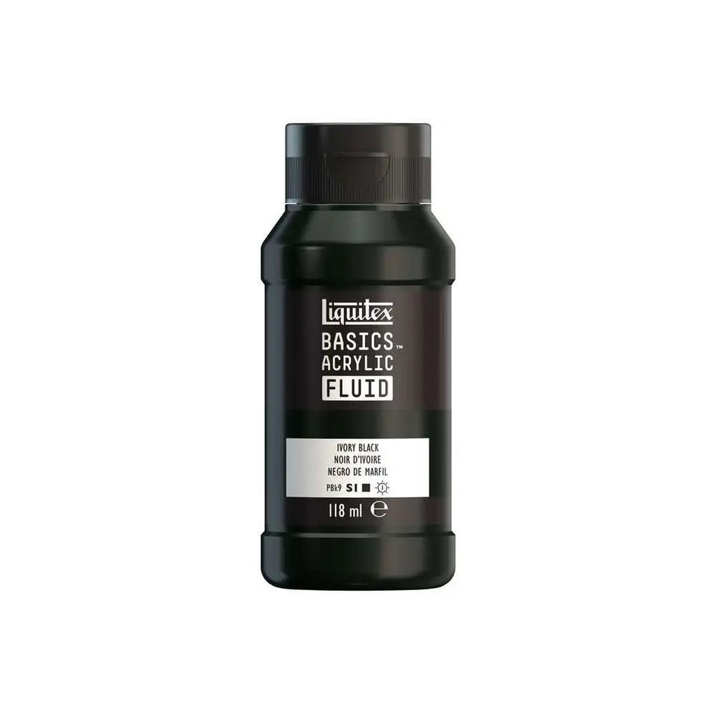 Basics fluid 118ml ivory black row 244