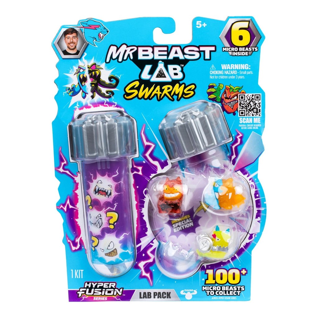 MrBeast Lab, Swarms Fusion figur 6-pak
