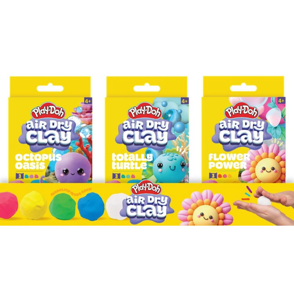 Play Doh Lufttørrende Ler Buddy Peg Boks ass