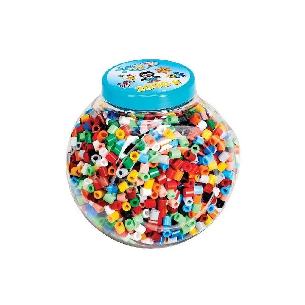 Hama maxi 2000stk. i stabelbar bøtte, blå