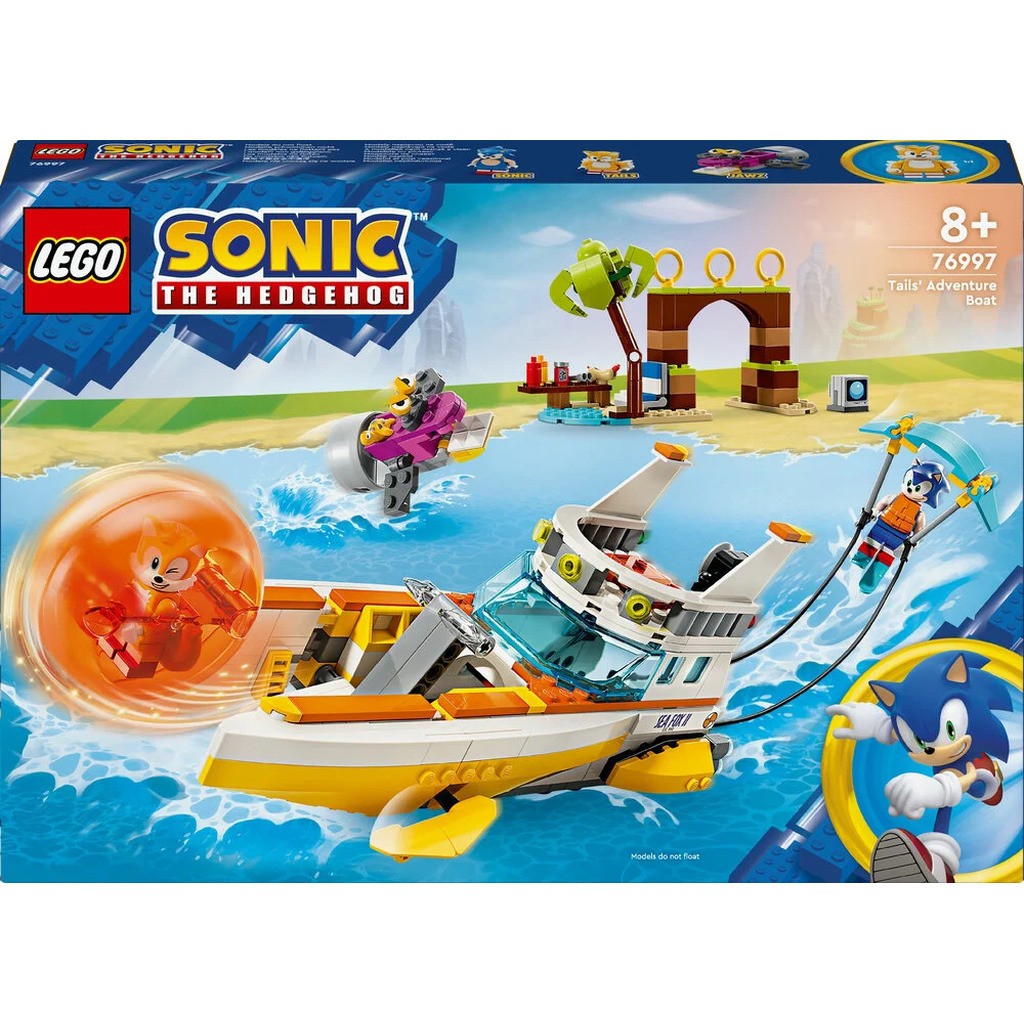 76997 LEGO Sonic Tails&apos; actionbåd
