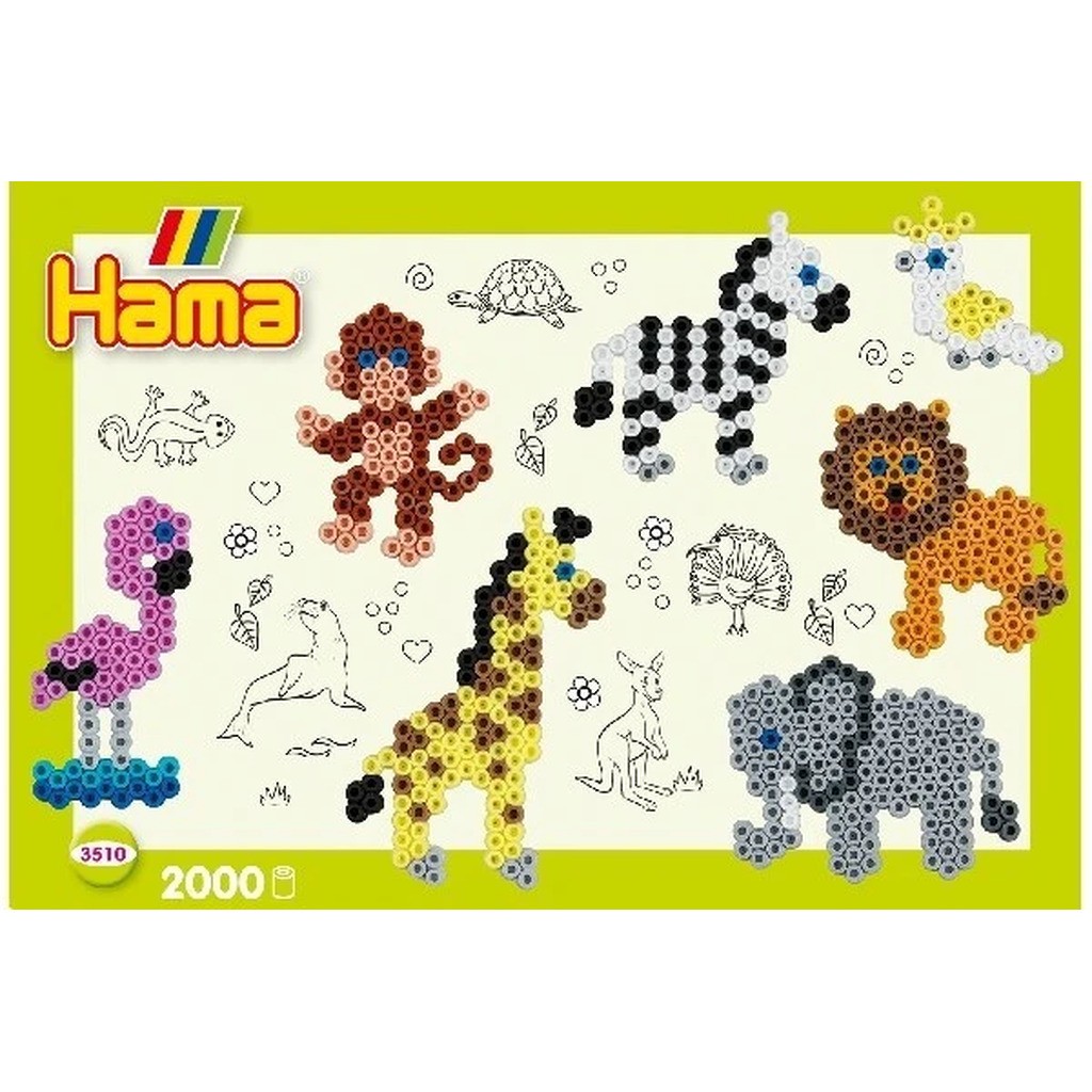 Hama midi gaveæske small world Zoo