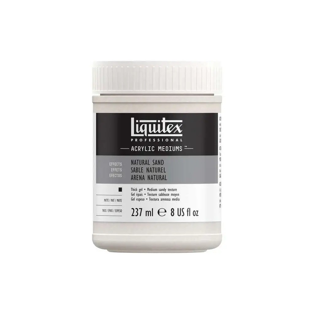 Acrylic medium natural sand 237ml