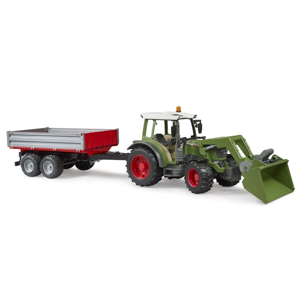 Fendt Vario 212 Frontlæsser og tipvogn