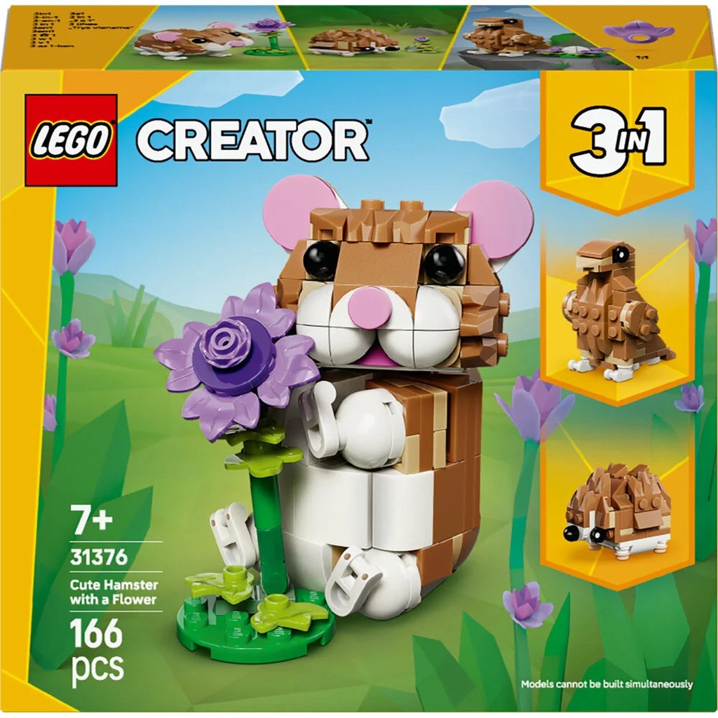 31376 LEGO Creator Sød hamster med blomst