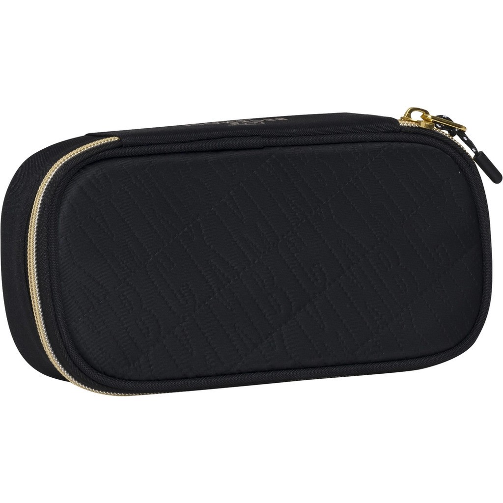 Penalhus Beckmann ovalt sport junior black/gold u/indhold